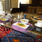 Breakfast at Riad Papillon Breakfast at Riad Papillon
