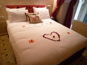 Romantic Rose room at Riad Papillon
