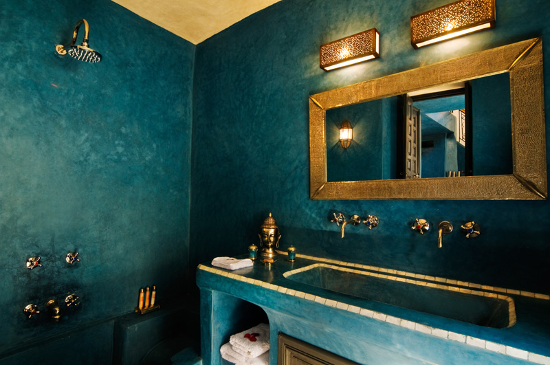 Essaouira salle de bains à Riad Cannelle