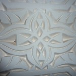 Hand made plaster work in Marrakech