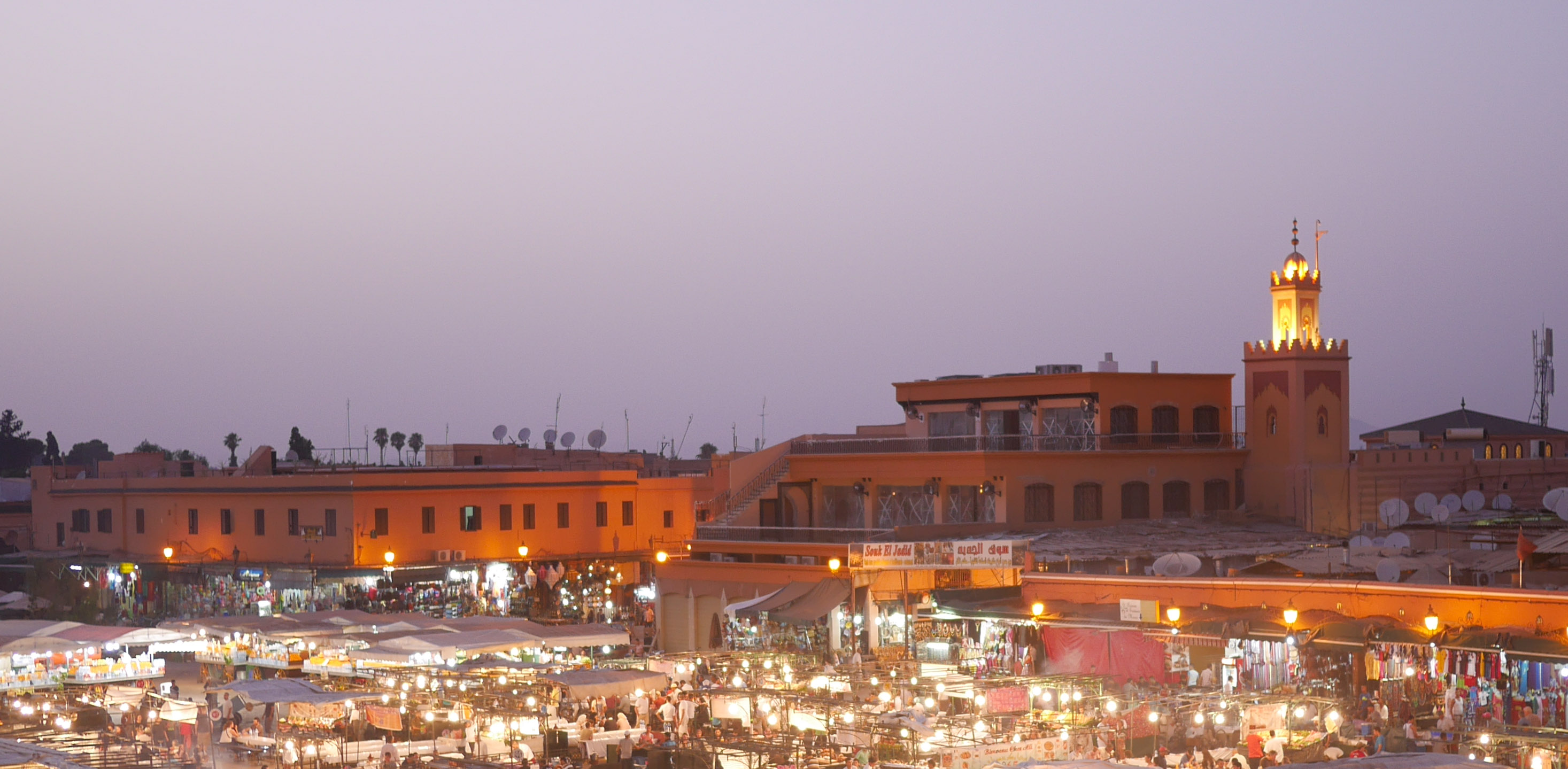 Jema El Fnaa Interactive Map Marrakech Riad